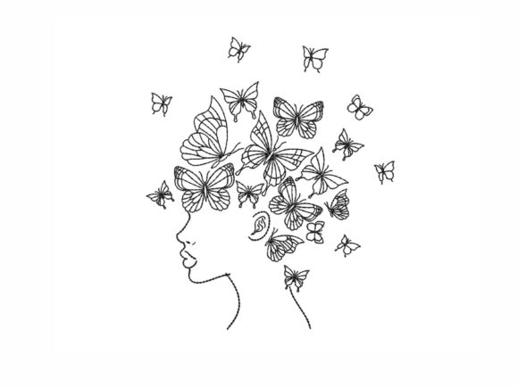 African Woman with Butterflies Holiday Embroidery Review