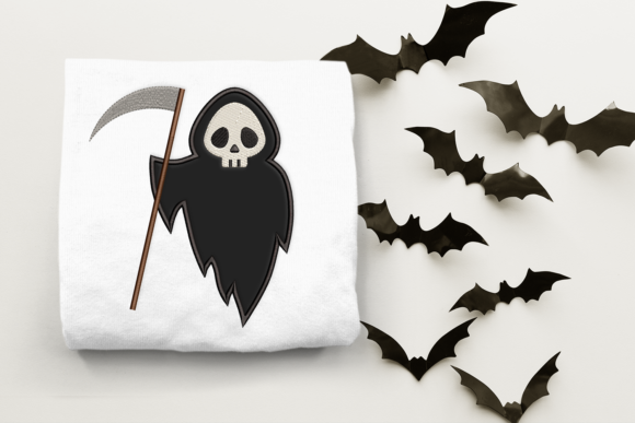 Cute Grim Reaper Embroidery Design Review