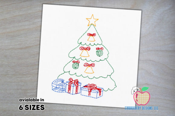 Decorative Christmas Tree Embroidery: A Seller’s Look