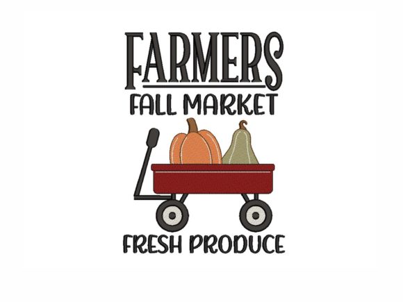 Farmers Fall Market Embroidery Design Review