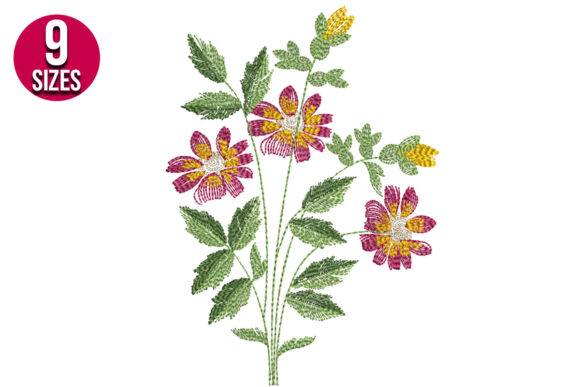 Floral Bunch Embroidery Design Review for Branded Merchandise