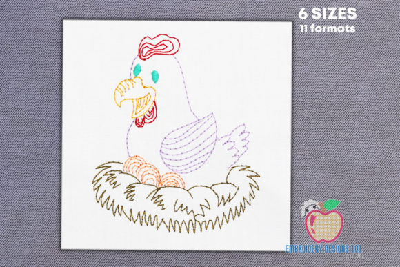 Hen Hatching Eggs Review: Craft Fair Embroidery Gold