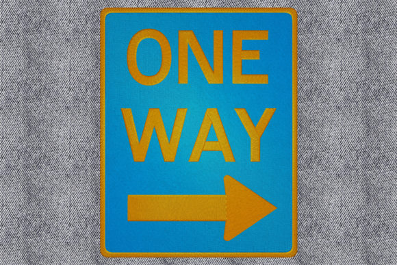 One Way Sign Embroidery Design Review for Handmade Gifts