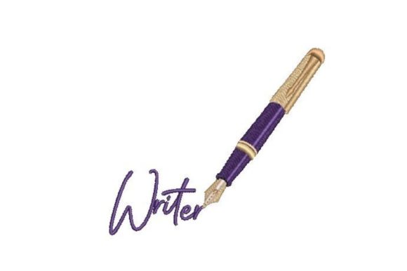 Review: Writer in Fountain Pen Effect Embroidery