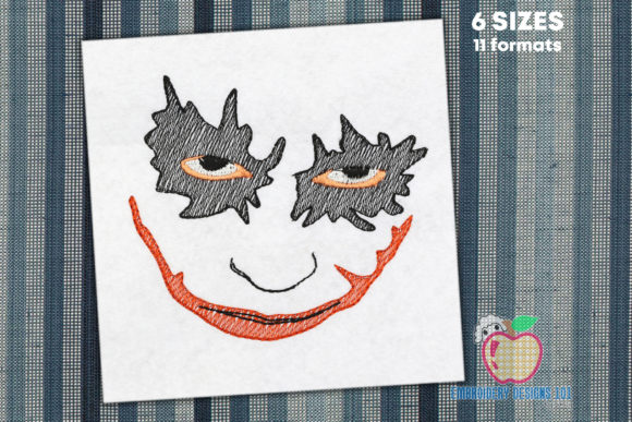 Scary Clown Face Embroidery Review for Sellers